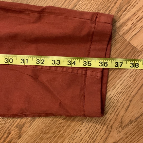 WHBM GUC Brick Red Straight Crop Pants - Picture 9 of 11